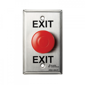 EB-1 Mushroom Exit Button by Alarm Controls